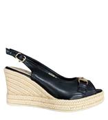 UNA HEALY SAVAGE BLACK WEDGE