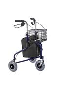 Steel 3 Wheel Rollator with Basket