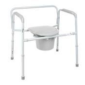 Extra wide Foldable Commode