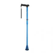 Aluminium Foldable Walking Cane - Blue image
