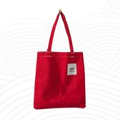 Red and White Farmland Animals Tote image