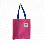 Pink and Blue Floral Watercolour Tote Bag image