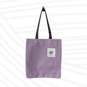 Light Purple and White Hearts Tote Bag II