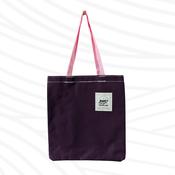 Dark Purple and Pink Colourblock Tote Bag image