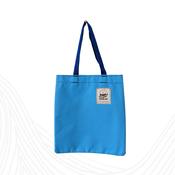 Blue and White Floral Watercolour Tote image