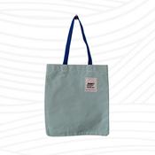 Light Blue and White Floral Watercolour Tote image