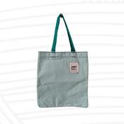 Light Blue and White Floral Tote image
