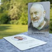 St. Padre Pio Wallet Memorial Card - MPW-28