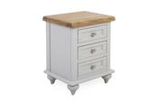 Discovery Grey Oak 3 Drawers Bedside Table image
