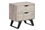 Senzia 2 Drawer Bedside Table image