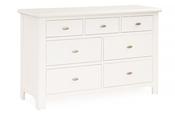 Alaska White 7 Drawers Chest image