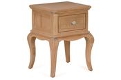 Porto Oak 1 Drawer Bedside Table image