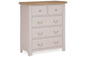 Bellevue Light Grey 5 Drawers Chest image