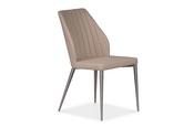 Node Cappuccino Faux Leather Dining Chair image