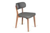Vela Grey Faux Leather Dining Chair image
