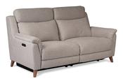 Fontella Grey Fabric 2.5 Seater Electric Head Tilt Recliner Sofa image