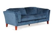 Langley Midnight Blue Velvet Sofa - 3 Seater image