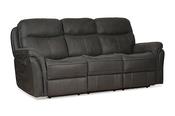 Emerson Dark Grey Fabric 3 Seater Electric Recliner Sofa image