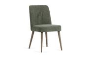 Venice Green Dining Chair Grey Leg image