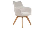 Oscar Grey Swivel Dining Chair image