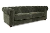 Richmond Green Fabric Sofa - 3 Seater image