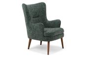 Greta Speckled Green Fabric Armchair image