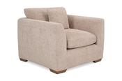 Aimee Cream Fabric Armchair