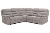 Presley Grey Fabric Electric Recliner Corner Sofa image