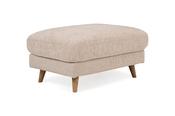 Dantes Cream Fabric Footstool