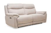 Hudson Resilient Fabric 2 Seater Electric Recliner Sofa-Outlet-New Ross