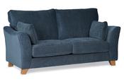 Milburn Navy Fabric 2 Seater Sofa
