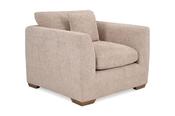 Aimee Cream Fabric Armchair