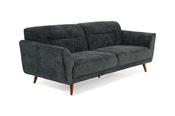 Alex Navy Fabric 3 Seater Sofa image
