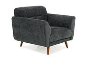 Alex Navy Fabric Armchair image