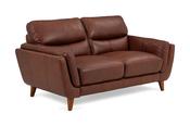 Bianca Brown Leather Sofa - 2 Seater image
