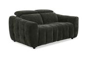 Bohemia Green Fabric Electric Recliner Sofa - 2 Seater with Head Tilt image