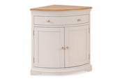 Brighton Light Grey Oak 1 Drawer 2 Doors Corner Cabinet image