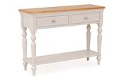 Brighton Light Grey Oak 2 Drawers Console Table image