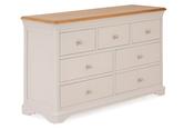Brighton Light Grey Oak 7 Drawers Chest-Outlet image