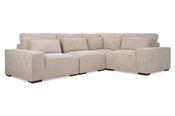 Brooklyn Cream Linen Corner Sofa - Right Hand Facing image