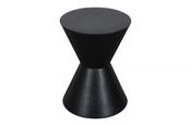 Burrow Hourglass Side Table Black Finish