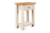 Caravel Light Grey Oak 1 Drawer Console Table image
