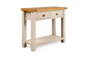 Caravel Light Grey Oak 2 Drawers Console Table image