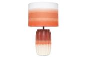 Ceramic Ombre Rust Table Lamp image