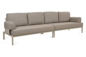 Como Four Seater Outdoor Sofa With Armrests image