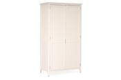 Coolmore White 2 Door Wardrobe image