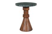 Cove Side Table Green Marble Top image