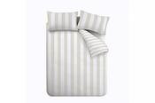 Cover Stripe Natural Single Duvet Set