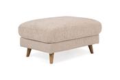 Dantes Cream Fabric Footstool