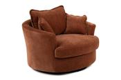 Dove Brown Swivel Armchair image